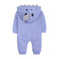 thumbnail image 2 of Boys Cartoon Romper Jumpsuit Cute Baby Outfit Hooded Comfortable Playwear Soft Toddler Clothes, 2 of 3