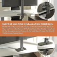 thumbnail image 3 of TEMOGU-Monitor Mount Reinforcement Plate for Thin, Glass and Other Fragile Tabletop, Universal Steel Bracket Plate Fits Most Monitor Stand C Clamp Installation HD05B-001, 3 of 4