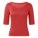 thumbnail image 3 of MKLEKYY Playeras Deportivas Mujer Camiseta Básica De Manga Corta Para Mujer, Color Liso, Corte Entallado Talla M, 3 of 3