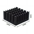 thumbnail image 1 of Aluminum Heatsink Radiator Heat sink for Electronic IC Chip RAM MOS Dynatron Raspberry Pi Cooling With Thermal Conductive Tape 20x20x10mm, 1 of 6