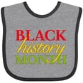 thumbnail image 3 of Inktastic Black History Month- Red, Green, Yellow Boys or Girls Baby Bib, 3 of 4
