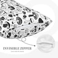 thumbnail image 3 of Bedroom Outdoor Decorations Rectangle Two Sides Printed Mushroom Sofa Throw Pillow Case Cushion Cove, 3 of 6