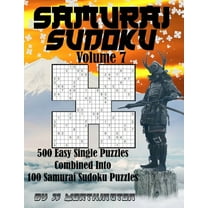 Samurai Sudoku Puzzles Large Print for Adults and Kids: Sudoku Samurai Puzzles Large Print for Adults and Kids Easy : 500 Easy Sudoku Puzzles Combined to Make 100 Samurai Sudoku Puzzles (Paperback)