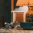 thumbnail image 4 of unbranded De Motocicleta De Hierro Rosa Dorado Ideal Para Oficina Y Hogar, 4 of 6