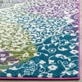 thumbnail image 2 of SAFAVIEH Watercolor Edna Abstract Colorful Runner Rug, Ivory/Fuchsia, 2'3" x 8', 2 of 6