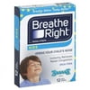 GlaxoSmithKline Breathe Right Nasal Strips, 12 ea