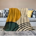 thumbnail image 2 of JEUXUS   Abstract Boho Throw Blanket Mid Century Blanket Couch Bed Living Room Decor, 2 of 6