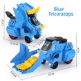 thumbnail image 1 of Juguete de coche de dinosaurio 2 en 1 para niños, figuras de transformación de camión monstruo, juguetes de Robot de deformación para niños y niñas, regalo de cumpleaños, 1 of 4
