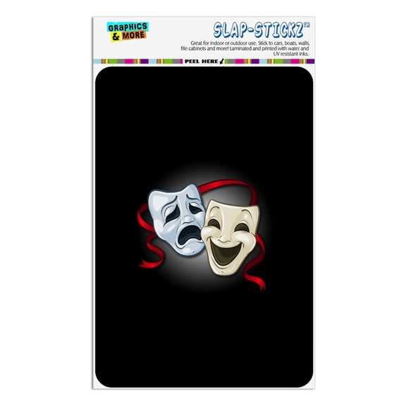 Drama Comedy Tragedy Masks Theater Home Business Office Sign