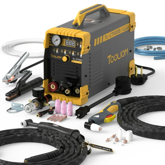 Tooliom Welder Portable Welding Machine Air Plasma Cutter, Multicolor