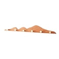 thumbnail image 2 of Perchero de pared para colgar sombreros, decorativo, con tornillo, versátil, de madera 6 ganchos, 2 of 9