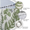 thumbnail image 6 of Fern Leaf Leaves Sage Green Shower Curtain for Bathroom Decor 72Wx72H Rural Eucalyptus Plant Natural Farmhouse Floral Botanical Art Printed Fabric Polyester Waterproof 12 Pack Plastic Hooks, 6 of 6