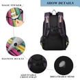 thumbnail image 4 of FORMRS Unisex School Backpack 17" Student Travel Bag with Laptop Compartment, Colorful UFO, 4 of 7