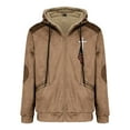 thumbnail image 4 of HCURIBAD Jackets for Men Men's Winter 3D Flag Print Drawstring Hooded Zipper Warm Cotton Jacket Winter Coats for Men Fleece Jacket Men Long Sleeve Jackets, 1PC Cotton Jacket Pink 3XL, 4 of 4