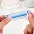 thumbnail image 3 of Monstrate de dientes limpiadora facial exprimidor manual de tubo de plástico colgante multifunción Juegos de accesorios de baño azul, 3 of 6
