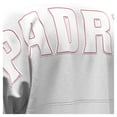 thumbnail image 5 of Women's Fanatics White San Diego Padres Baseball Stitch Spirit Jersey Long Sleeve T-Shirt, 5 of 5