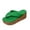 Green, variant on Summer Sandals for Women 2026 Women Casual Round Head Comfy Slippers Beach Casual Slipsole Shoes