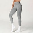 thumbnail image 4 of 3D Anti Cellulite Leggings Resistance Band Leggings Skin-Friendly Scrunch Butt Compression Legging Sculpting Yoga Fitness Pants Workout Yoga Pants Smile Contour Activewear Tights Light Ashy S, 4 of 7