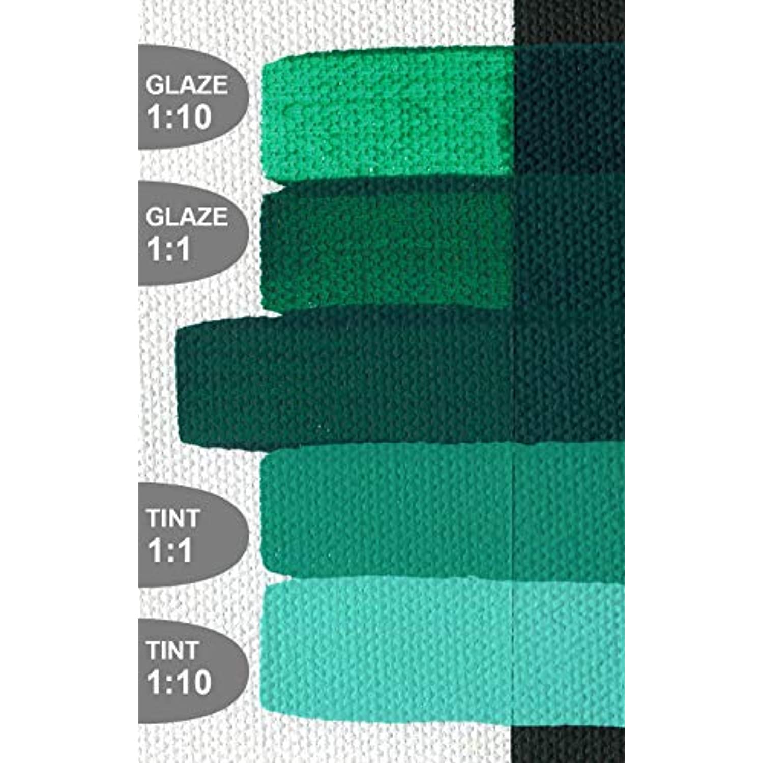 Golden SoFlat Matte Acrylic Paint - Phthalo Green (Blue Shade), 473 ml, Jar