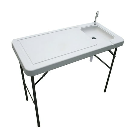 UPC: 0027077076684 | Sportsman Series Folding Fish Table with Faucet 16 H