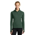 thumbnail image 1 of Sport-Tek® Ladies Sport-Wick® Stretch 1/2-Zip Pullover. LST850 deporte-tek LST850, 1 of 1