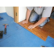 QuietWalk 360 sq ft Recycled Fiber Underlayment with Built-in Vapor Barrier for Laminate and Engineered Wood Flooring