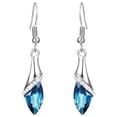 thumbnail image 1 of Pendientes de gota de agua Drop01 1Pza Gota de Agua Azul Metal/Circón., 1 of 2