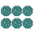 thumbnail image 2 of Disketp Giraffes Doing Various Yoga Funny Coasters,6 Pcs Leather Coasters With Holder, Perfect Housewarming Hostess Gifts,Protect Furniture From Water Marks Scratch And Damage, 2 of 9