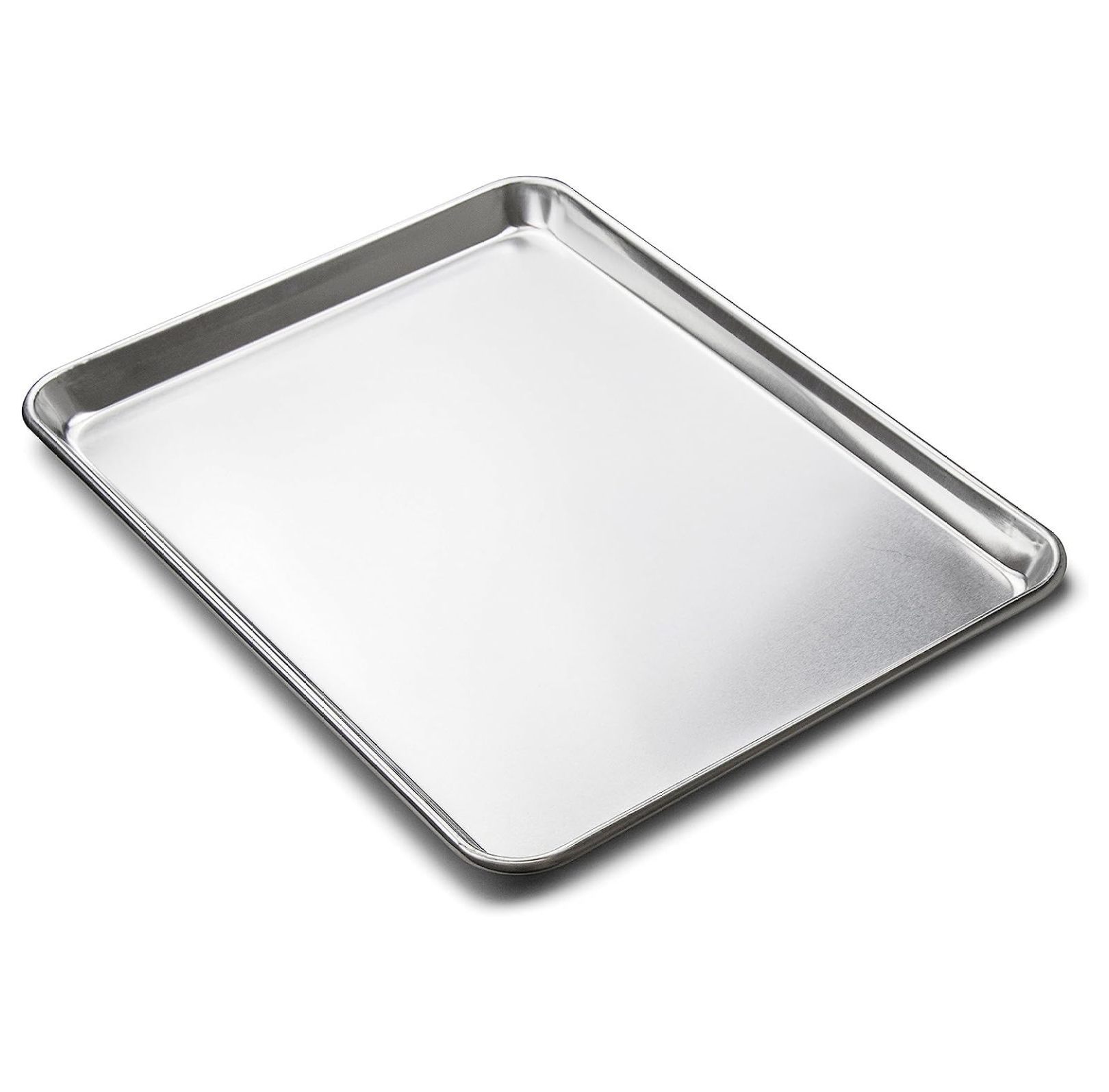 - 2/3 Size Aluminum Sheet Pan 16" x 22" Baking Sheets 20 Gauge Set of 6- Baking Pan Baking Tray Cookie Sheet Baking Sheet Perfect for Baking Roasting