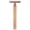 Gold, variant on BIMZUC Double-Sided Manual Razor Wooden Handle Non-Slip Close Fitting Portable Shaving Knife, Black - 4.5 inches / 11.5 cm