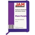 thumbnail image 2 of JAM Hardcover Notebook with Elastic Band, 1/Pack, Purple, Travel Size, 4 x 6, 70 Lined Sheets, 2 of 4