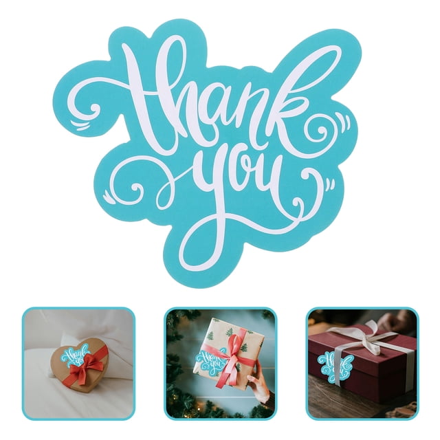 OULII 50Pcs Thank You Notes Suitable for Birthday Wedding Presents