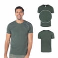 thumbnail image 2 of Playera para Caballero Yazbek Color Verde Bosque Jaspe Tamaño Grande C0250, 2 of 3