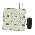thumbnail image 4 of Manta de picnic para exteriores de 78,74 x 78,74 pulgadas, bonita alfombra de juego impermeable para picnic Patrón de tienda de campaña, 4 of 8