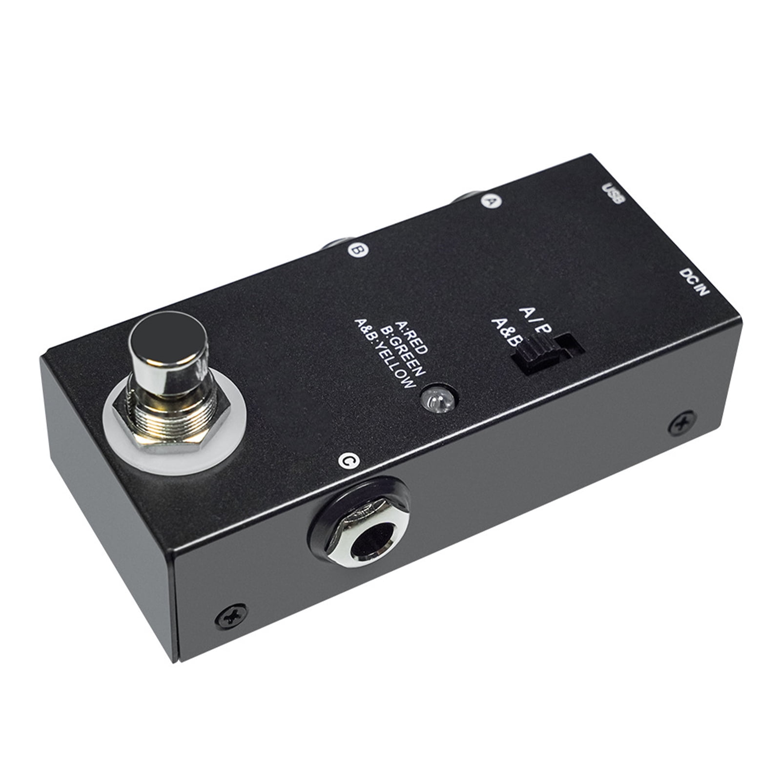 True Bypass Electric Guitar Effects Pedal ABY Line Selectors Switches Small Guitar Effect Pedal ABY Channel Switches