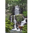 thumbnail image 3 of Shenandoah National Park, Virginia, Doyles River Falls (Cotton Canvas Apron, Kitchen Cooking, Baking, Grilling, Unisex with Pockets), 3 of 5