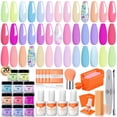 thumbnail image 1 of Kit de uñas Modelones en polvo, 20 colores, con base y capa superior, 1 of 8