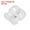 Clear, variant on Cord Locks, Oval Spring Toggle Stopper for Drawstring Bag Shoelaces, Clear 30 Pack