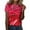 Red, variant on Womens Tshirts Women's Slim-Fit Half Sleeve Square Neck T-Shirt(Grey,S)