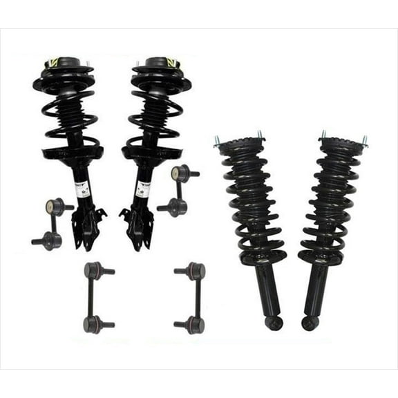 Front Rear Coil Spring Strut Sway Bar Fits For 05-09 Subaru Outback 2.5 3.0 8pc