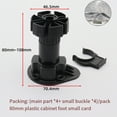 thumbnail image 2 of 4 Pcs Pieds de Meubles Réglables Support 80Mm 100Mm 120Mm pour Armoire Table Canapé, 2 of 7