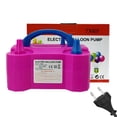 thumbnail image 3 of Máquina de inflado de bomba de aire eléctrica de 600 W para escena de vacaciones (enchufe de la UE rojo rosa), 3 of 4