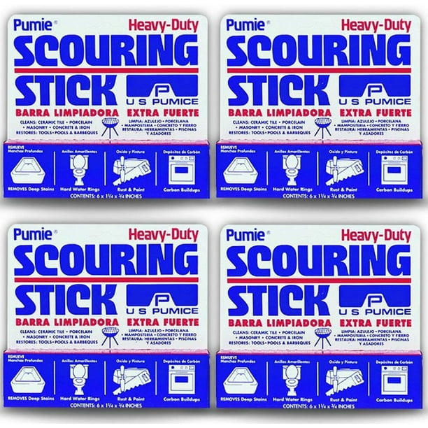 Pumie U.S. Pumice Scouring Stick, Heavy Duty Extra Strong Cleaning Bar