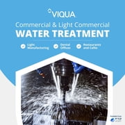 Viqua 650652 H PLUS Commercial UV System with Sensor, 45 GPM High Flow Applications, Healthy Living Water Filtration, Maintains Flow