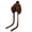 Brown, variant on Pilot Trapper Hats for Women with Goggles Pom Pom Fuzzy Ear Flaps Hat Thick Winter Warm Cap