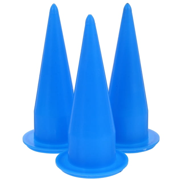 KAKOWELY caulking ones nozzles 3 Pcs Large Nozzle Caulking Tool Reusable Plastic Caulking Nozzle Tips Convenient Caulking Finisher for Sealing and Joint Filling