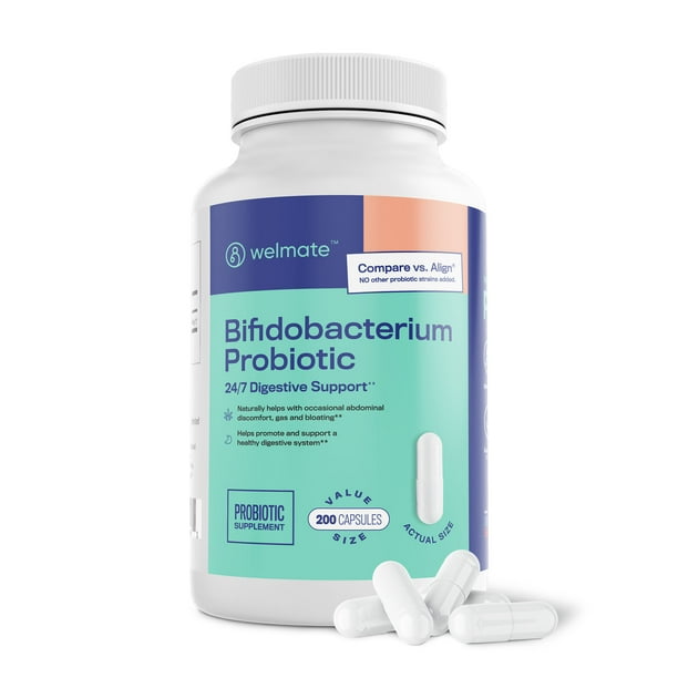 Welmate Bifidobacterium Probiotic Supplement Value Size 200 Count