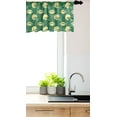 thumbnail image 3 of Ambesonne American Football Window Valance, Retro Balls, 42" x 18", Green Cream, 3 of 3