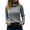 9# Gray, variant on Turtleneck Women Long Sleeve Cable Knit Sweaters Pullover Lightweight Sweater Pink 2XL