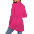 thumbnail image 3 of Sunloudy Women's Casual Lightweight Cardigans Solid Color Pockets Open Front Long Sleeve Coat Spring Fall Cardigans Outerwear Loungewear, 3 of 6